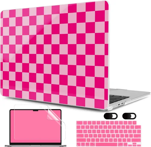 Vista 13 de MEEgoodo Funda para MacBook Air de 13 pulgadas 2021 2020 2019 2018 lanzada A2337 M1 A2179 A1932 con Touch ID, carcasa rígida de plástico y cubierta