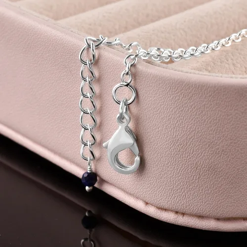 Vista 102 de YANARA Pulsera de tobillo para mujer, piedra de nacimiento natural, cuentas de piedras preciosas, tobillera delicada hecha a mano de 9 pulgadas +