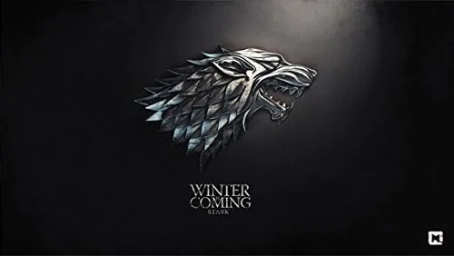 Vista 6 de Juego de Tronos House Stark Sigil Crest Llavero de metal