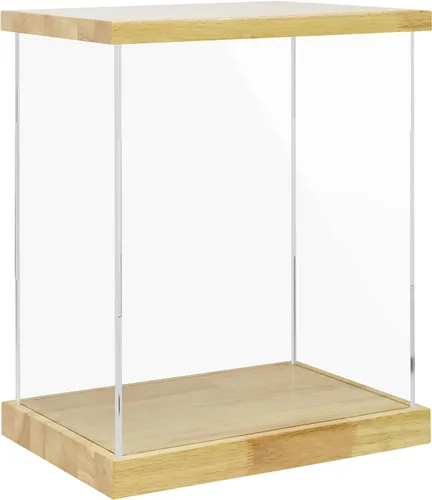 Vista 42 de Vitrina de acrílico transparente para trofeos, coleccionables, caja de exhibición de cubo de montaje, soporte de protección a prueba de polvo