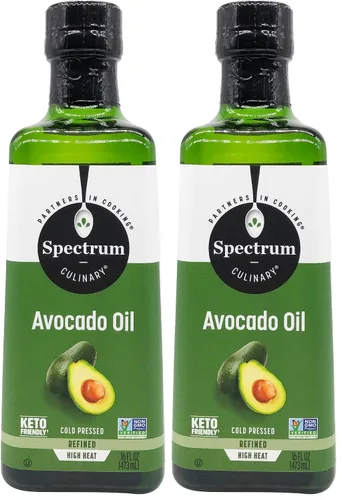 Vista 10 de Aceite de semilla de uva refinado Spectrum Naturals, 16 onzas.