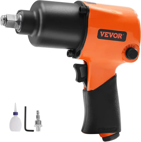 Vista 12 de VEVOR Llave de Impacto Neumática, Pistola de Impacto Neumática de Transmisión de 3/8 Pulgadas, Hasta 690 ft-lbs de Torque de Aflojamiento
