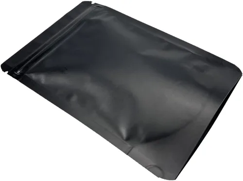 Vista 6 de FERENLI 100 bolsas resellables de Mylar de pie, bolsa de aluminio mate con cierre de papel de aluminio mate, embalaje de almacenamiento