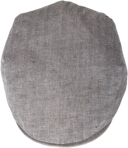 Vista 5 de Sombrero de verano transpirable para hombre de lino con hiedra plana
