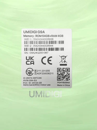 Vista 9 de UMIDIGI Teléfonos celulares desbloqueados G9A Android 14 2025, 6.75 pulgadas HD+ 90Hz pantalla Smartphone, 8 (4+4) GB+64GB 2TB procesador Octa-Core