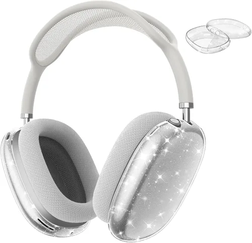 Vista 14 de FINTIE Funda para AirPods Max, Funda protectora de TPU suave transparente antiarañazos, Protector de accesorios de silicona transparente