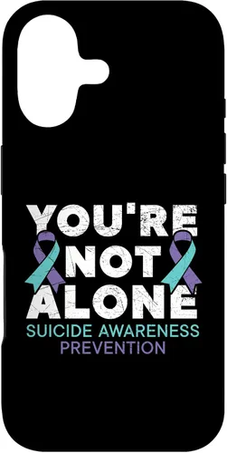 Vista 32 de Funda de concienciación para la prevención del suicidio de la depresión para iPhone 11 You're Not Alone