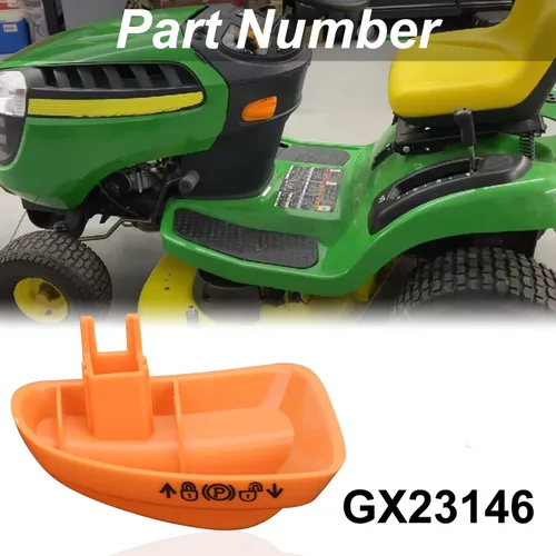 Vista 3 de GX23146 Pomo de freno de estacionamiento compatible con tractores de césped John D-eere Para D100, D105, D110, E100, E110, E120, E130, X105, X106