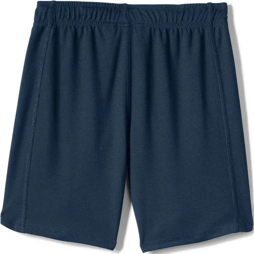 Vista 3 de Lands' End Pantalones cortos de malla para uniforme escolar para niñas