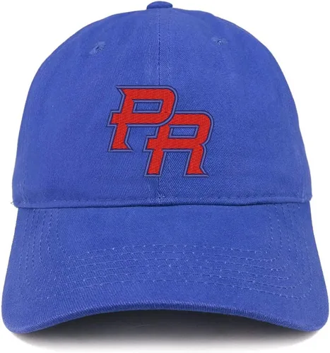 Vista 15 de Trendy Apparel Shop Gorra 100% algodón cepillado bordada con corona suave de Puerto Rico PR Negro