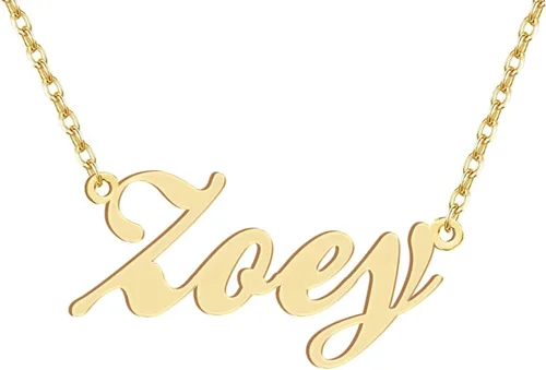 Vista 348 de Personalized Custom Name Pendant Necklace Stainless Steel for Women