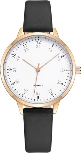 Vista 7 de IBSO Women Watches Leather Mesh Strap Round Case Analog Fashion Ladies Wrist Watches