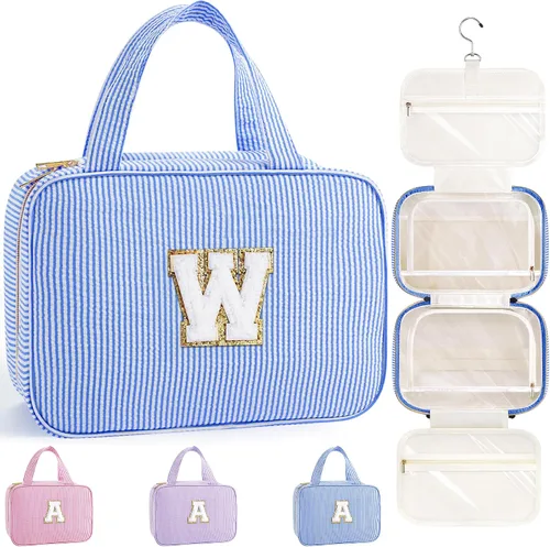 Vista 43 de TOPEAST Regalos de Navidad para Mujeres, Adolescentes y Niñas - Bolsa de Aseo Colgante de Viaje y Bolsa de Maquillaje, Bolsa de Aseo Personalizada