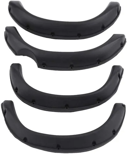 Vista 6 de Coche RC a escala 1/10, ruedas de goma duraderas, cejas, llamaradas, control remoto, rastreador para aventuras todoterreno, niños y adultos