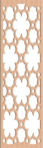 Vista 71 de 9 3/8"W x 24 3/8"H x 1/4"T Southgate Decorativos Paneles De Pared De Madera Calado, Abedul