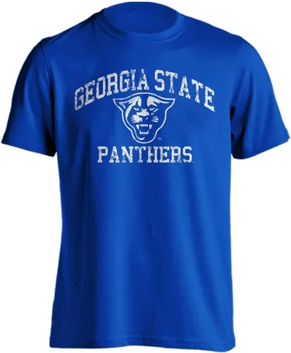 Vista 8 de Sport Your Gear NCAA Camiseta de manga corta retro con licencia oficial de aspecto desgastado para el día del juego, camiseta de espíritu deportivo