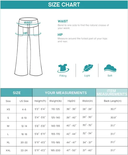 Vista 6 de Heathyoga Pantalones de pierna ancha para mujer, pantalones deportivos con bolsillos, pantalones de yoga de cintura alta, cómodos y holgados
