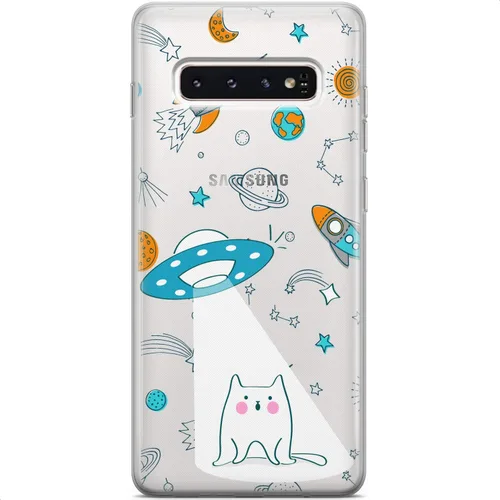 Vista 13 de Mertak Funda compatible con Samsung Galaxy A73 A72 5G A71 A70 A53 A52 A32 A50 A21s Spaceship UFO protectora ligera diseño de espacio alienígena
