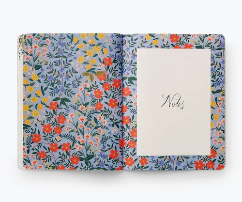 Vista 3 de RIFLE PAPER CO. Wildwood 2022 - Agenda mensual de 12 meses de tapa blanda cosida con hilo, enero a diciembre, secciones para vistas mensuales