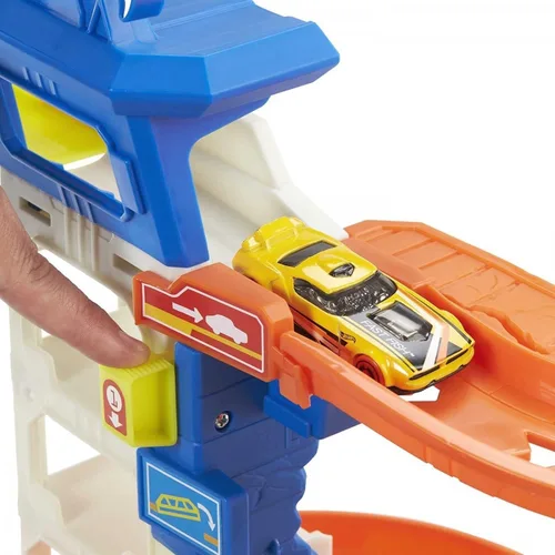 Vista 3 de Hot Wheels Playset de Escape del Tiburón Atacante
