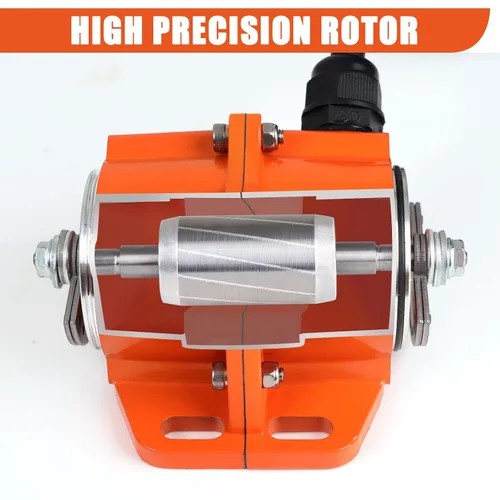 Vista 3 de TOAUTO Motor de Vibración para Vibrador de Concreto 30W Monofásico AC 110V 3600rpm Caja de Aleación de Aluminio Motor Vibrador para Mesa de Sacudido