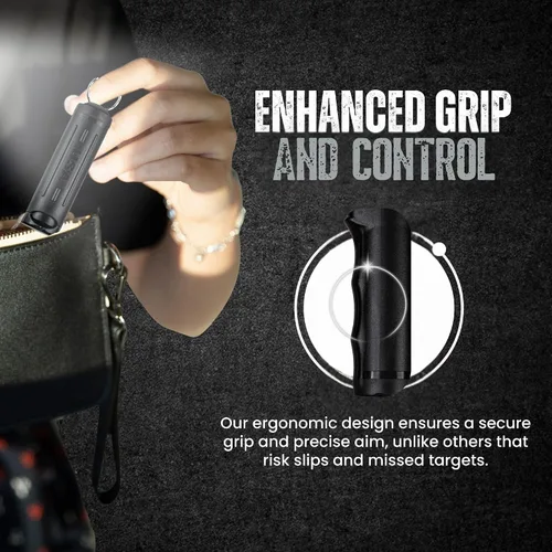 Vista 4 de Police Magnum Alarma de seguridad personal y spray de pimienta Combo de autodefensa para mujeres, sirena ruidosa de 135 db con luz y máxima fuerza