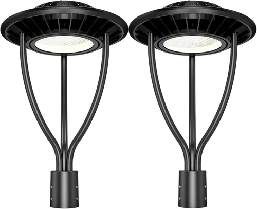 Vista 8 de Luz LED para poste superior con certificación ETL de 60 W, 48 W, 36 W, ajustable, 3 CCT, luces de poste para exteriores ajustables con fotocélula