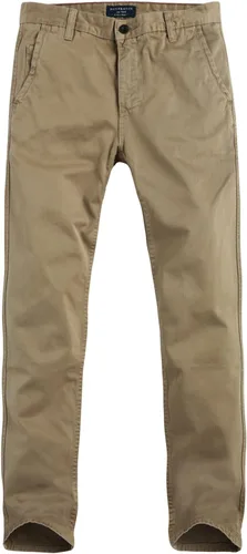 Vista 3 de Match Mens Slim Tapered Flat Front Casual Pants