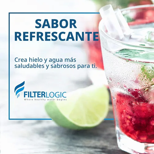 Vista 5 de Recambio FilterLogic MSWF para GE MSWF 101820A refrigerador de agua (Pack de 2)