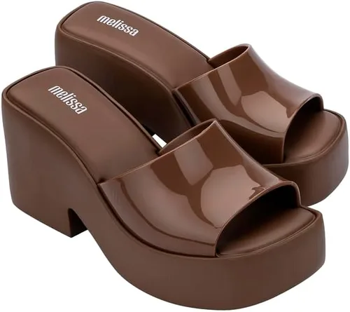Vista 11 de Melissa Posh - Tacones de gelatina de plataforma sin cordones para mujer