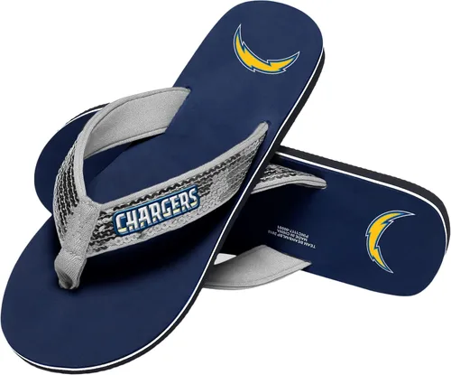 Vista 43 de FOCO Womens NFL Team Logo Sequin Strap Sandals Flip Flops