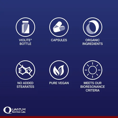 Vista 6 de Quantum Digest - Enzimas digestivas para el apoyo a la digestión - Ayuda en la descomposición de carbohidratos, proteínas y lácteos* - Suplemento