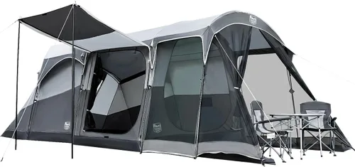 Vista 10 de TIMBER RIDGE 8 Person Family Camping Tent with Screen Porch