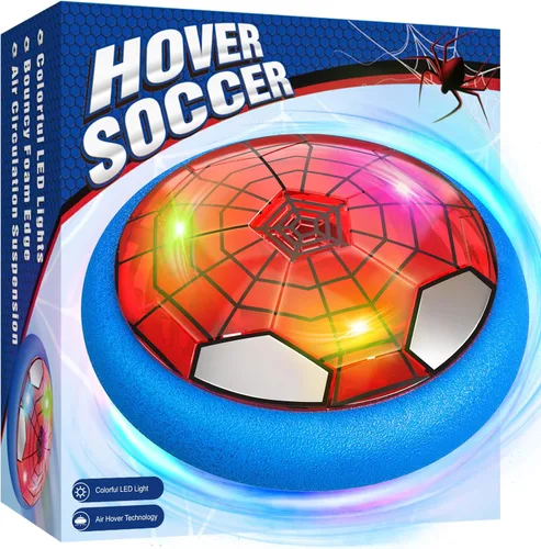 Vista 9 de Pelota de fútbol led luminosa, flotante, para niños y niñas de 3, 4, 5, 6, 7, 8, 9, 10, 11 y 12 años