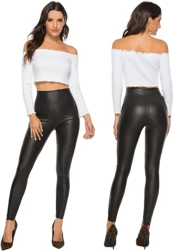 Vista 3 de SEASUM Pantalones de yoga ajustados con detalle fruncido en los glúteos, leggings de tiro alto y realce, para deportes, entrenamiento, gimnasio