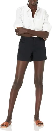 Vista 4 de Tienda Essentials Pantalón corto chino con entrepierna de 3.5 pulgadas para mujer