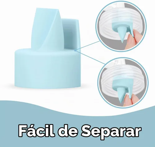 Vista 6 de Papablic - Válvulas de pico de pato, válvulas de leche de repuesto Azul 6* Válvulas