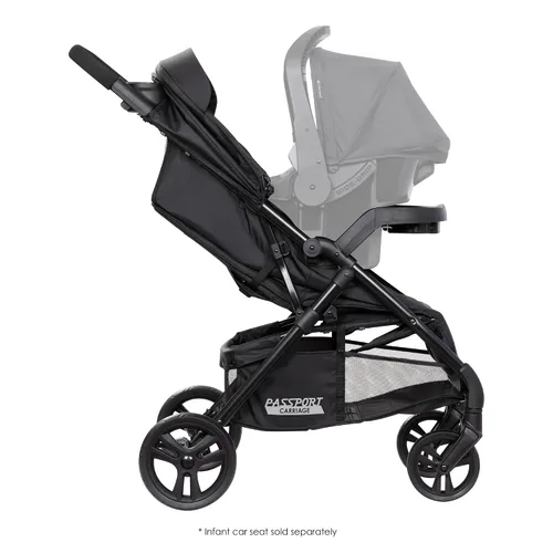 Vista 3 de Cochecito de Pasaporte® de Baby Trend, Ultra Negro