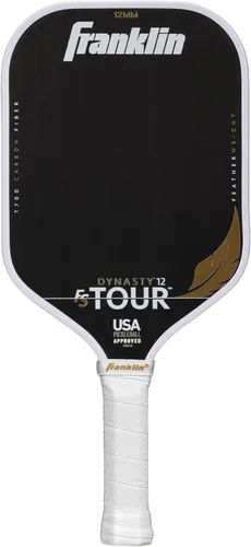 Vista 10 de Franklin Sports Paletas de pickleball Pro - FS Tour Serie Featherweight Paddles - Aprobado por Pickleball de Estados Unidos - Superficie de fibra