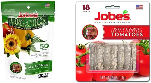 Vista 10 de Estacas fertilizantes Jobe's Organics para rosas, fertilizante orgánico para plantas para rosas, hortensias, hibiscos, azaleas y otros arbustos