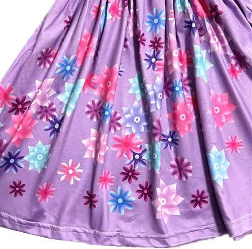 Vista 5 de Choadam Mirabel - Vestido de princesa para niñas y niños pequeños, disfraz de bruja negra, disfraz de princesa melocotón, vestido rosa