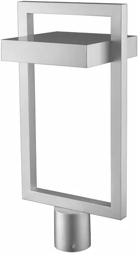 Vista 3 de Z-Lite 566PHBR-SL-LED - Accesorio de montaje en poste para exteriores, 1 luz, color plateado