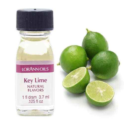 Vista 2 de LorAnn Key Lime SS Flavor- 1 botella de dram (0.0125 fl oz - 0.1 fl oz - 1 cucharadita)