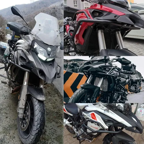 Vista 3 de Barra de choque de motocicleta para carretera, protector de motor, parachoques lateral, marco deslizante, protector de caída, tanque de combustible
