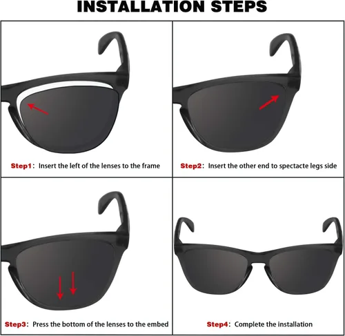 Vista 4 de Guarda Lentes de repuesto TRUE POLARIZED para gafas de sol Oakley Frogskin OO9013