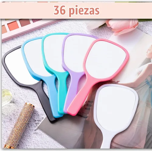 Vista 3 de Vinsot - Espejo de mano de 36 piezas a granel pequeños con asa, 6