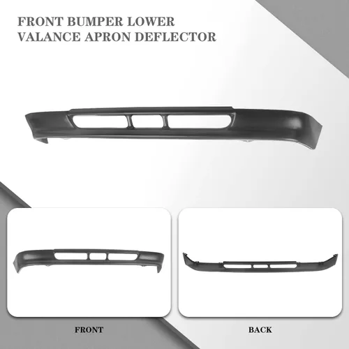 Vista 2 de CarPartsDepot Cenefa de parachoques delantero compatible con camioneta Toyota Pickup 2WD 1992-1995 TO1095104 5391135010