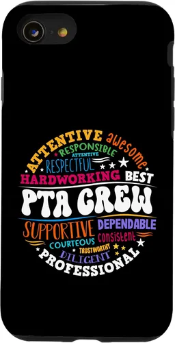 Vista 18 de iPhone XR Parents Teacher Association Team Supporter PTA Crew Case