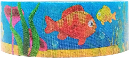 Vista 8 de allydrew Cinta adhesiva Washi, 0.591 in x 5M, zorro y floral