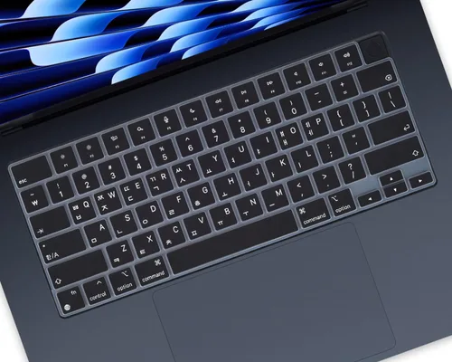 Vista 16 de Funda de teclado de silicona árabe compatible con Apple MacBook Neo 13 A3404 de 13 pulgadas con chip A18 Pro, MacBook Neo de 13 pulgadas, protector